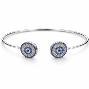 azure halo crystal cuff
