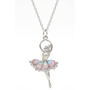 ballet charm necklace
