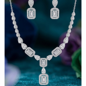 celestia emerald cut signature set
