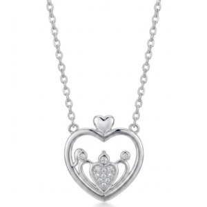 eterna family heart necklace
