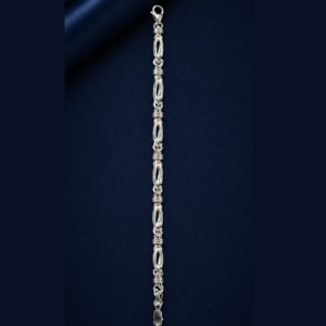 regal weave silver bracelet