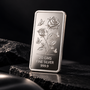 Rose Silver Bar - 20gms
